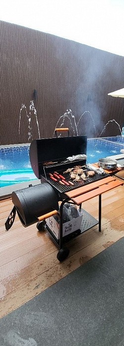 BBQ 그릴 세팅 (요청시 준비해드려요 500P)