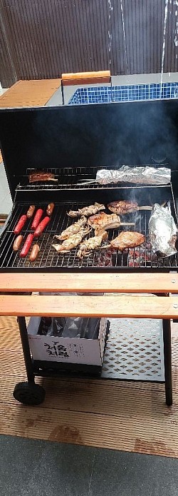 BBQ (서빙 , 숯) 500P 세팅비 포함가격